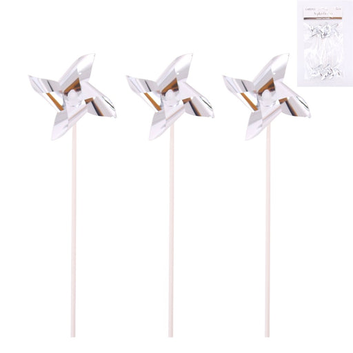 Windmill Topper Silver 6pk