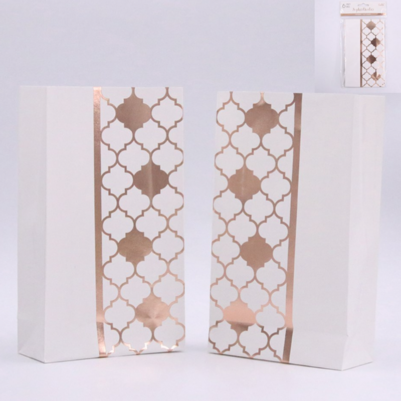 Moroccan Key Loot Bag Pk6 ? Rose Gold