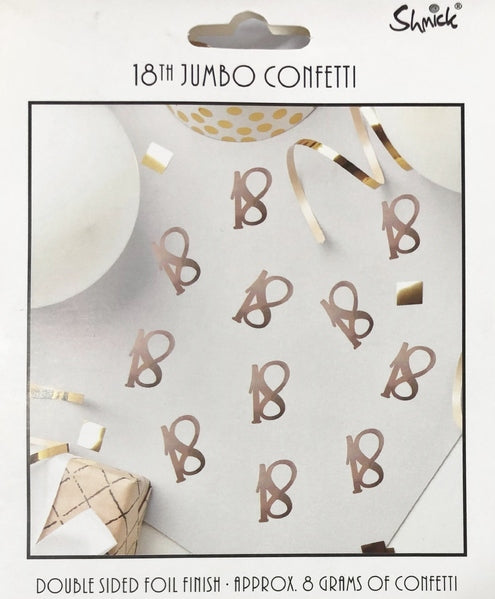 Jumbo 18 Confetti Rose Gold 10g