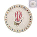 Vintage Hot Air Balloon Plates 23cm 12pk