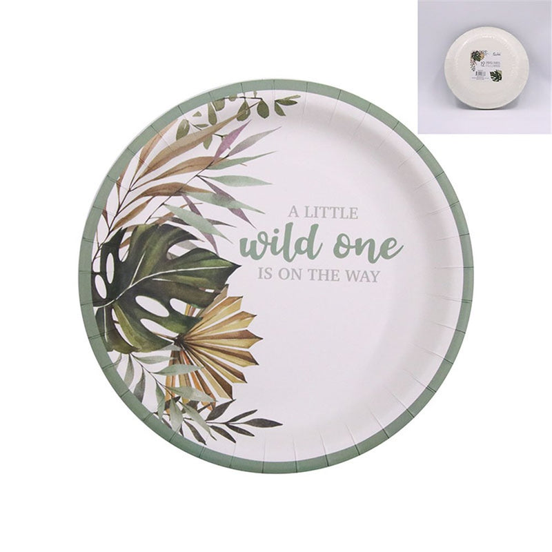 Wild One Plates 18cm 12pk