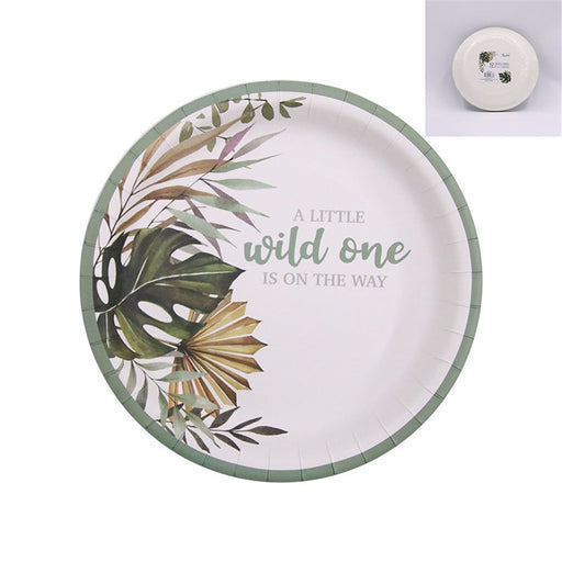 Wild One Plates 18cm 12pk