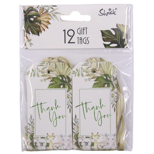 Wild One Thank You Gift Tags 12pk
