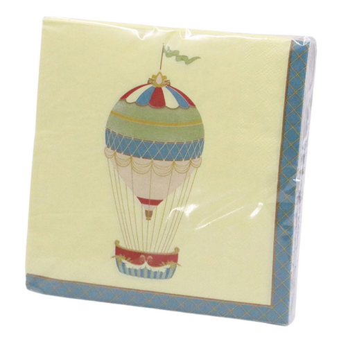 Vintage Hot Air Balloon Napkins 2ply 20pk