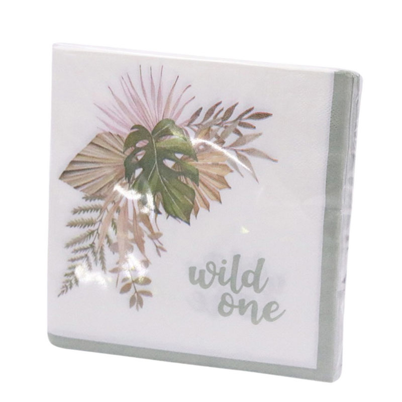 Wild One Napkins 2ply 20pk