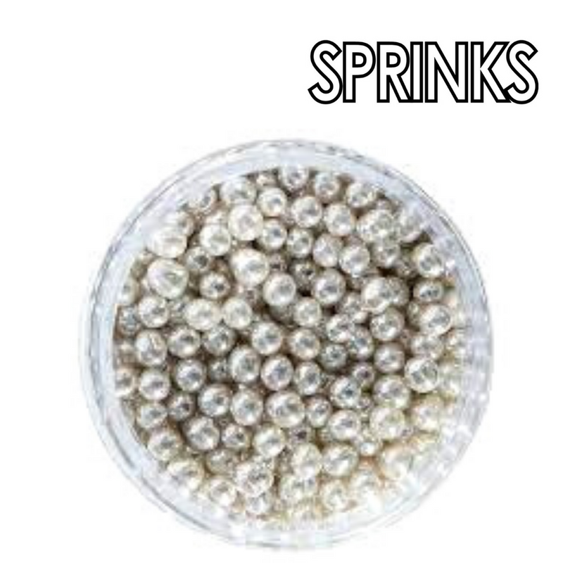 Cachous Silver 4Mm (85G) - By Sprinks