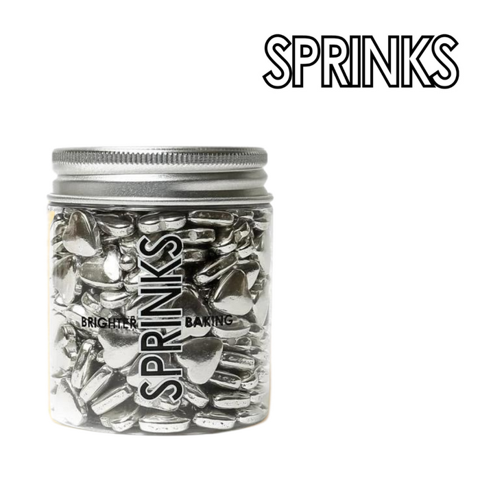 Silver Hearts (85G) - By Sprinks