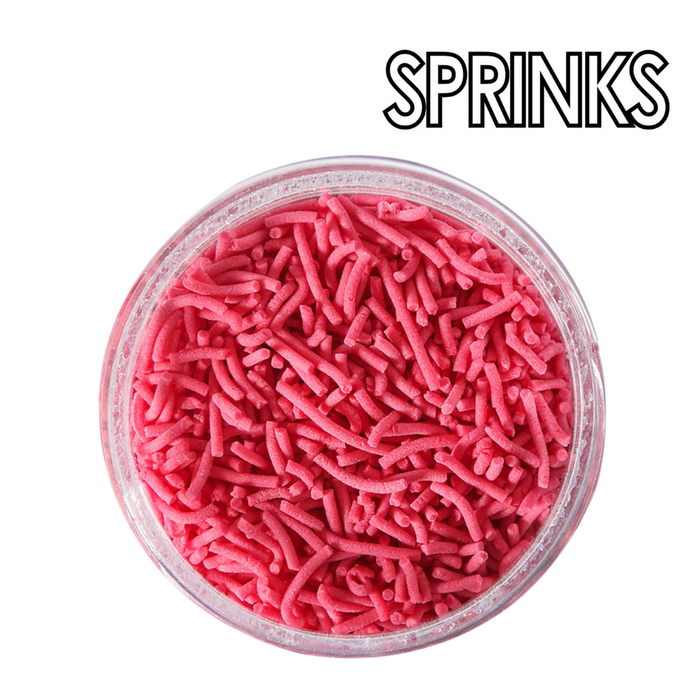 Jimmies 1Mm Pink (60G) - By Sprinks