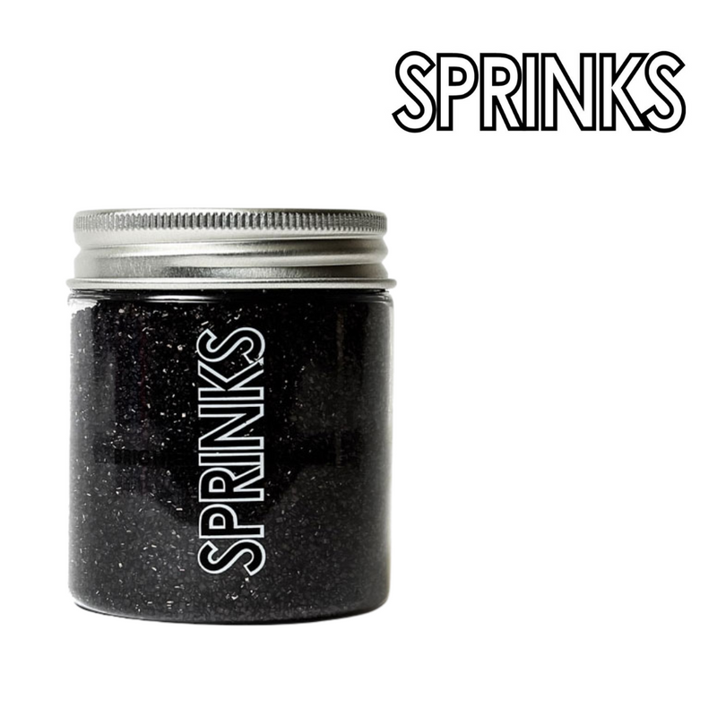 Black Sanding Sugar (85G) - By Sprinks