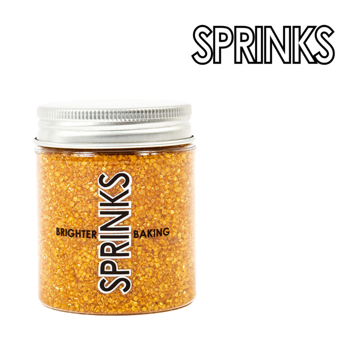 Gold Sanding Sugar (85G) - By Sprinks