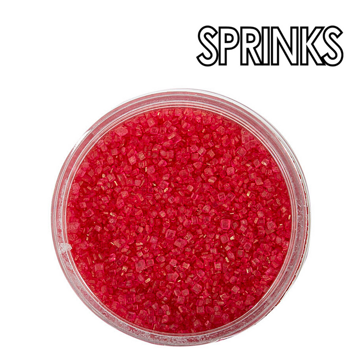 Red Sanding Sugar (85G) - By Sprinks