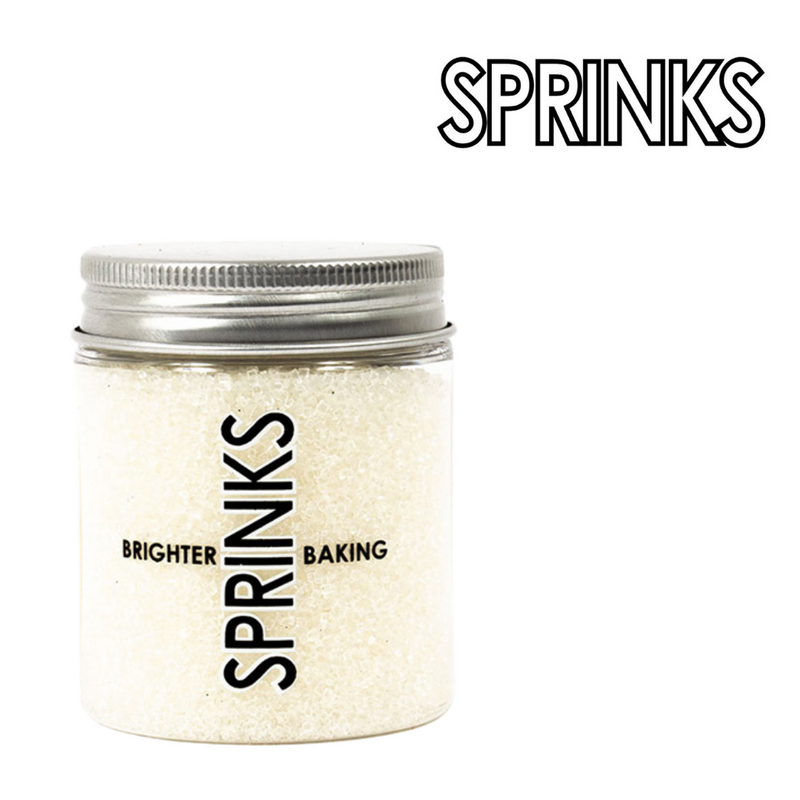 White Sanding Sugar (85G) - By Sprinks