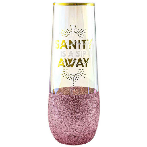 Ronis Sanity Is A Sip Away Stemless Champagne 16cm 180ml