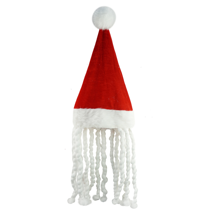 Ronis Santa Hat With Dreadlocks Velvet