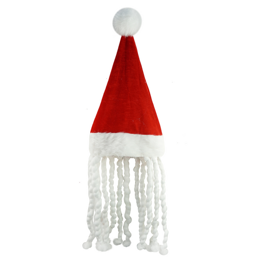 Ronis Santa Hat With Dreadlocks Velvet