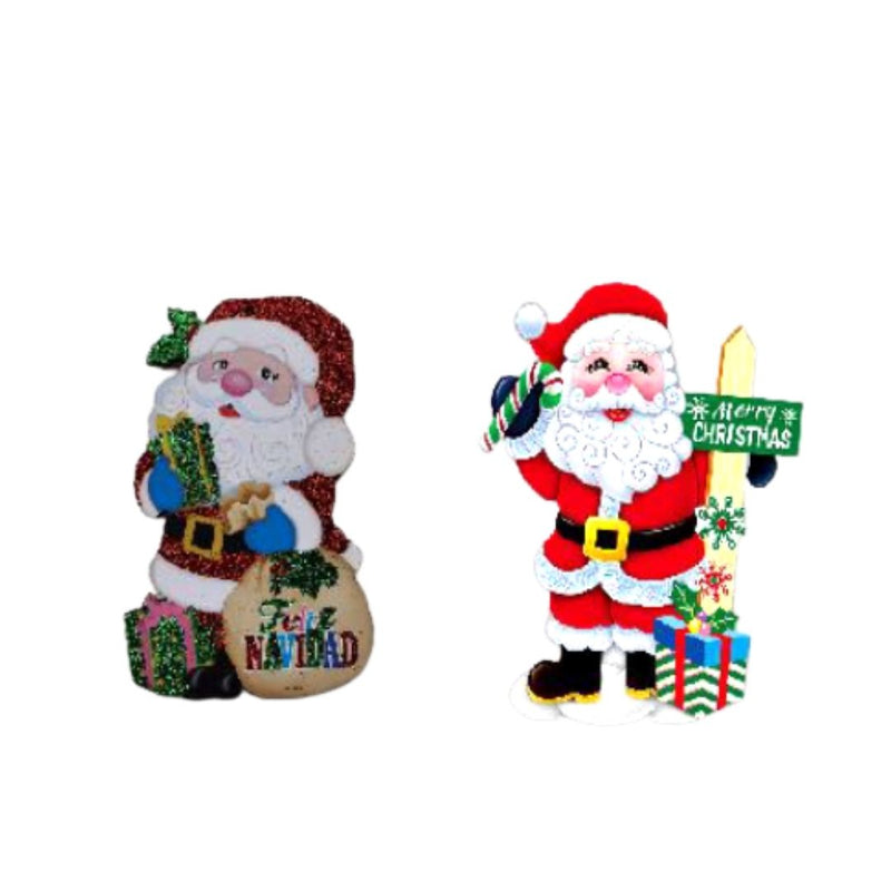 Ronis Santa Hanging Deco 29x34cm Assorted