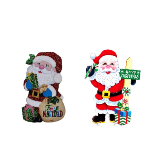 Ronis Santa Hanging Deco 29x34cm Assorted