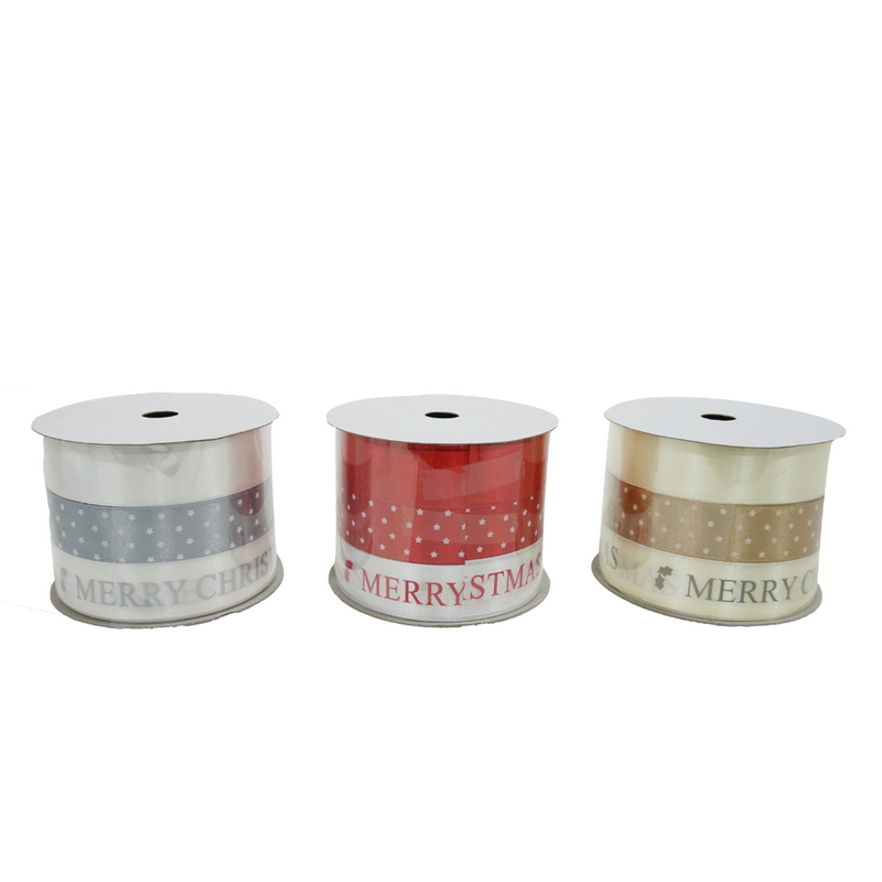 Ronis Sateen Mixed Spool Ribbon 1.5m 3 Asstd
