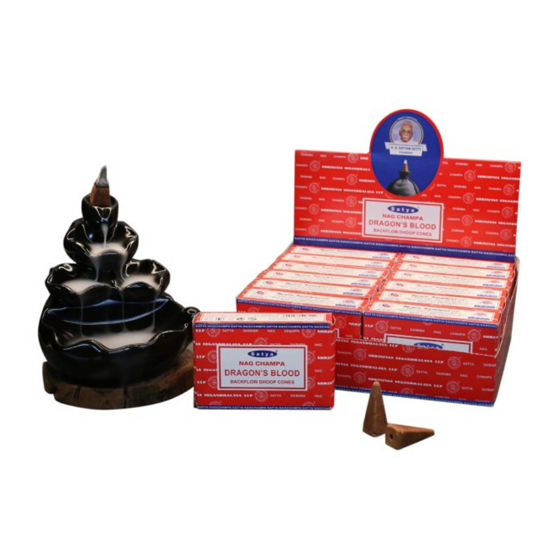 Ronis Satya Dragons Blood Backflow Cones