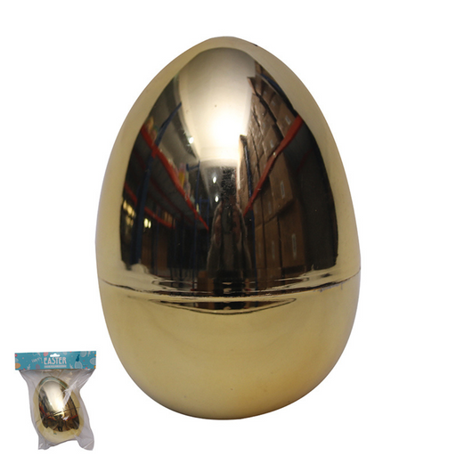 Ronis Screw Top Fillable Egg 15cm Gold Plated