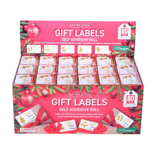 Ronis Self Adhesive Gift Labels 80pc