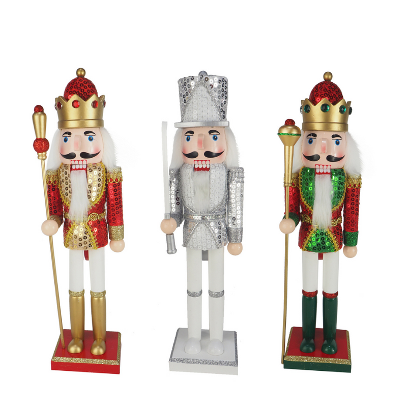 Ronis Sequins Nutcracker 38cm Assorted