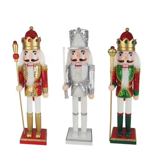 Ronis Sequins Nutcracker 38cm Assorted