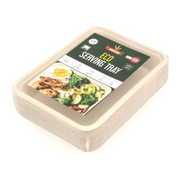 Ronis Serving Tray Plates Eco-Friendly Wheat Straw Disposable 19x14cm 30pk