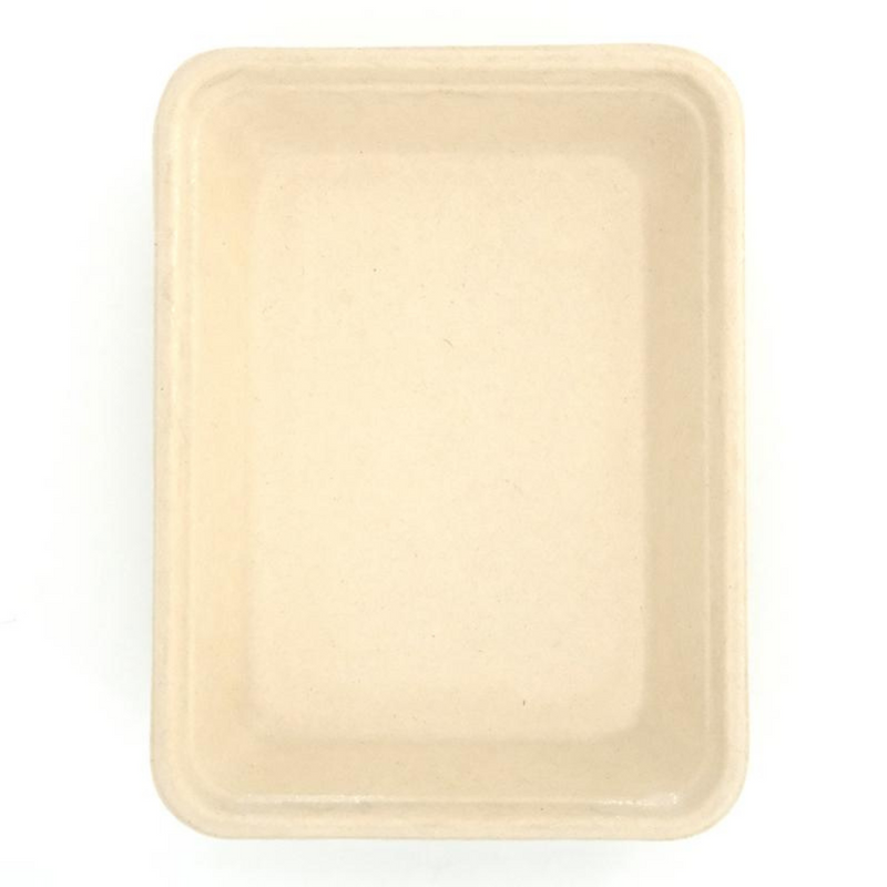 Ronis Serving Tray Plates Eco-Friendly Wheat Straw Disposable 19x14cm 30pk