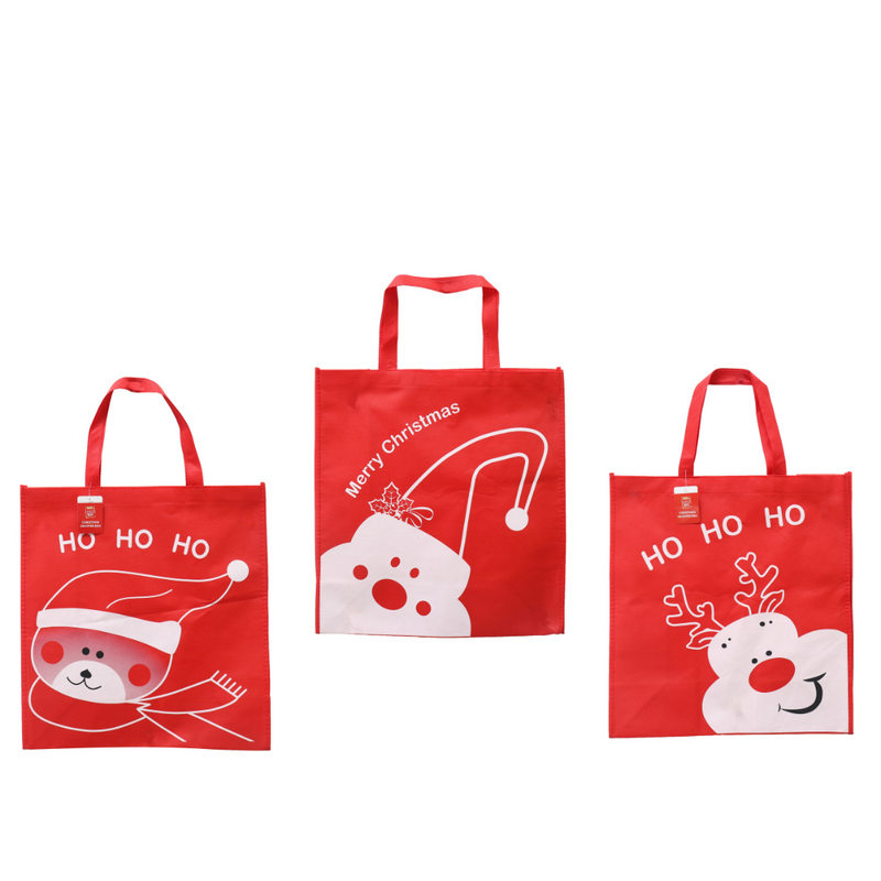 Ronis Shopper Bag Red Non-Woven with Print 3 Asstd