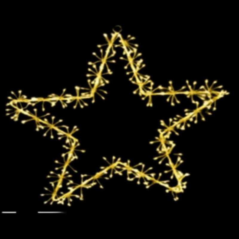 Ronis Silhouette Christmas Wall Light Hanging Star 50cm