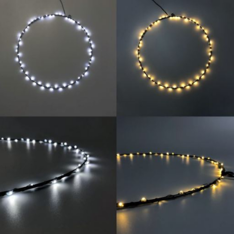 Ronis Silhouette Hanging Ring with Dual Color LED 40cm