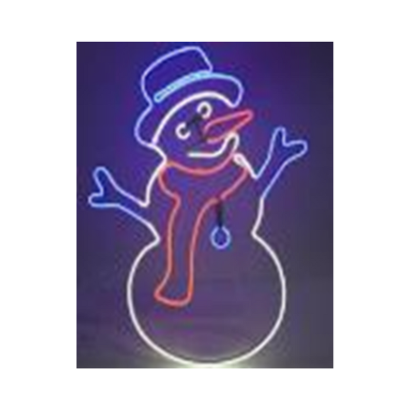Ronis Silhouette Motif Neon Snowman 6m 64x6x88cm