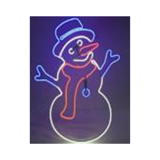 Ronis Silhouette Motif Neon Snowman 6m 64x6x88cm