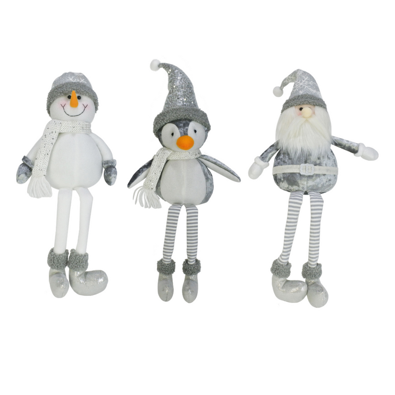 Silver Shelf Sitting Character