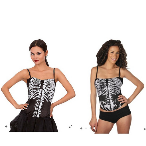Ronis Skeleton Corset Ladies 2 Asstd