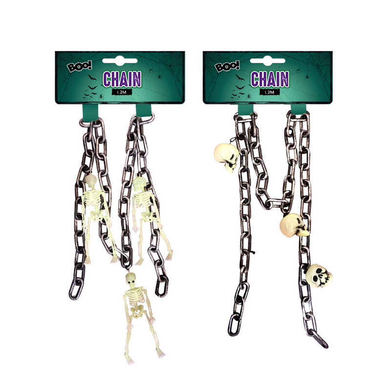 Ronis Skeleton G.I.D. Chain Garland 1.2m 2 Asstd