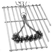 Small Brass Spiral Barbecue Brush