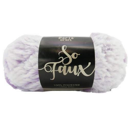 Ronis So Faux Yarn 100g 60m Multi Lavender Snow