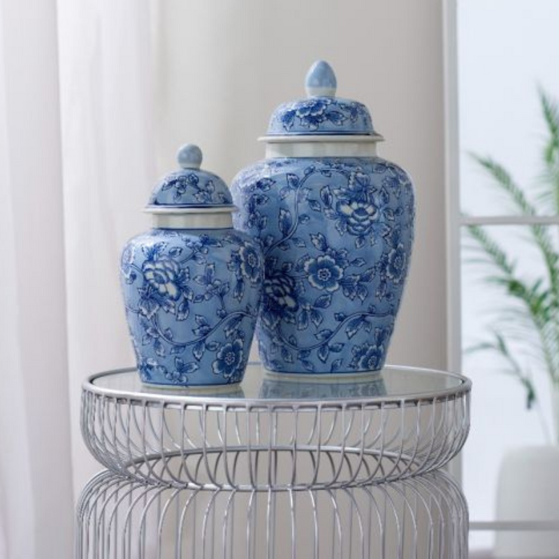 Ronis Society Home Bamford Side Table Set of 2 Silver