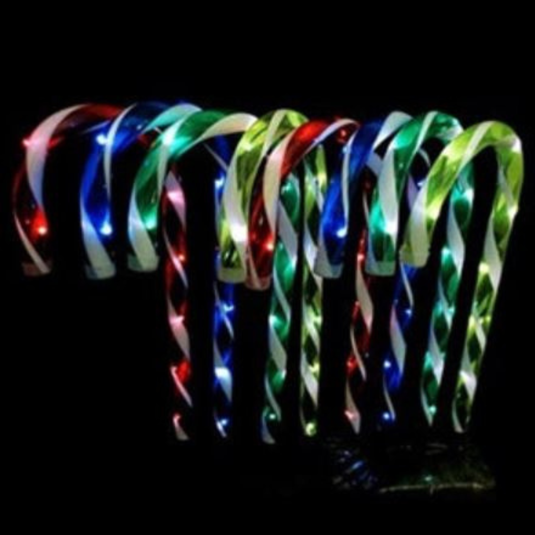 Solar Candy Canes Multicolour 8pk