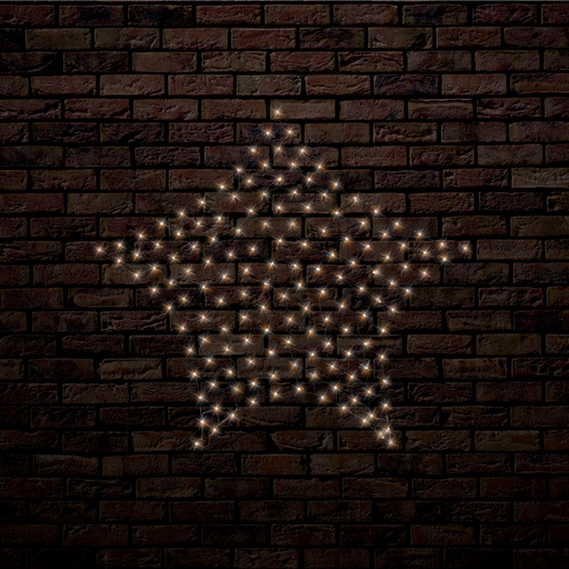 Ronis Solar Star Net Warm White 150pc