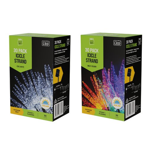 Ronis Solar Icicle Strand 30pk Assorted