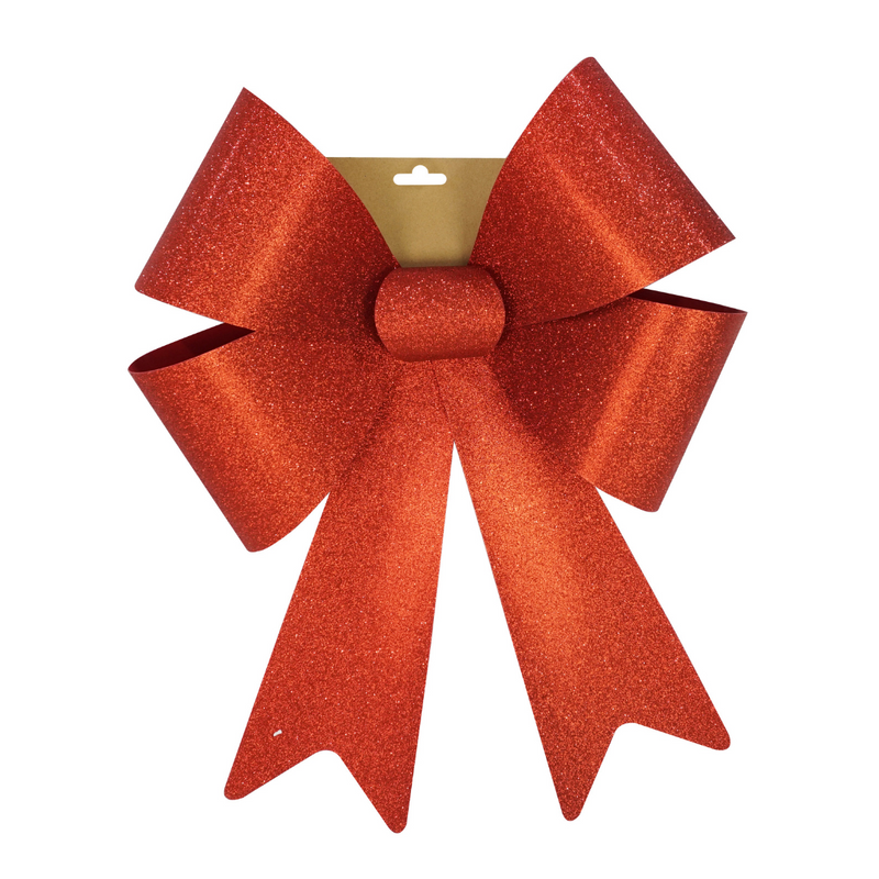 Ronis Sparkle Glitter Bow Red XXL 50x63cm