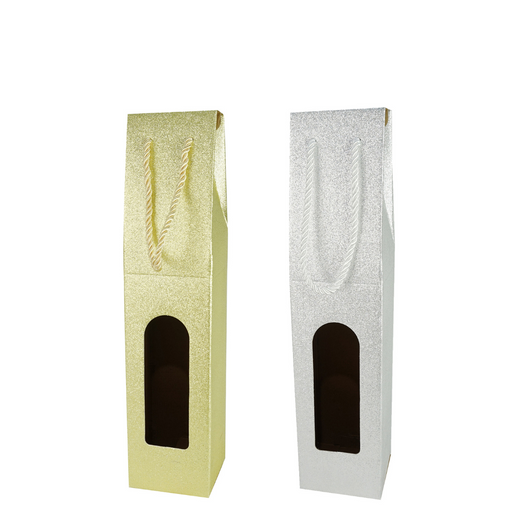Ronis Sparkle Glitter Wine Bottle Box Single 2 Asstd