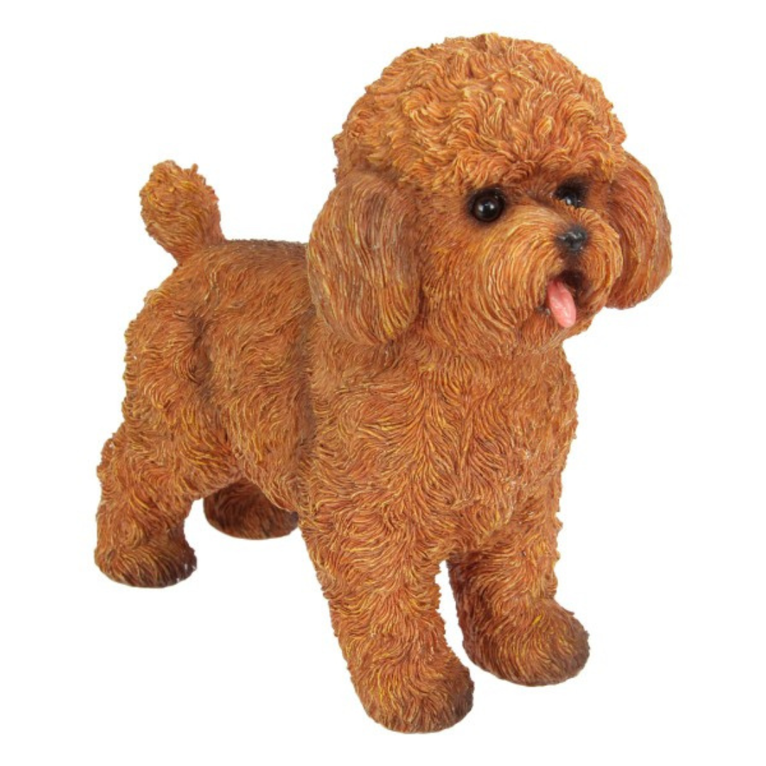 Standing Brown Cavoodle Dog 27Cm