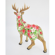 Ronis Standing Deer with Floral Design 50cm – thumbnail