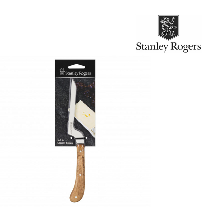 Ronis Stanley Rogers Pistol Grip Acacia Long Soft Cheese Knife