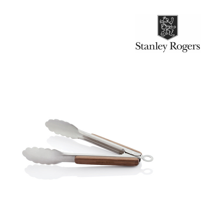 Ronis Stanley Rogers Walnut Tongs 23cm Black