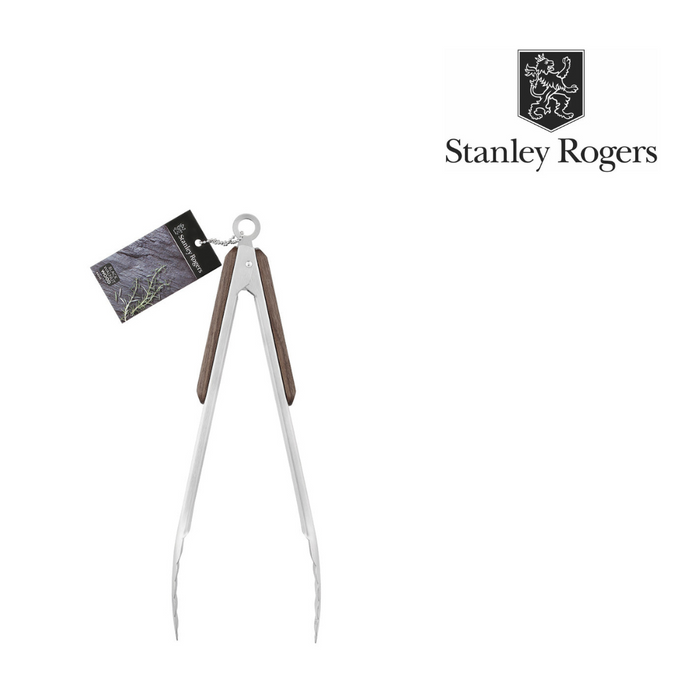 Ronis Stanley Rogers Walnut Tongs 30cm Black